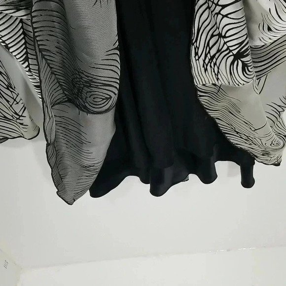 {Amy Michelson for Holly Harp} Vintage Feather Print Dress - Picture 9 of 14